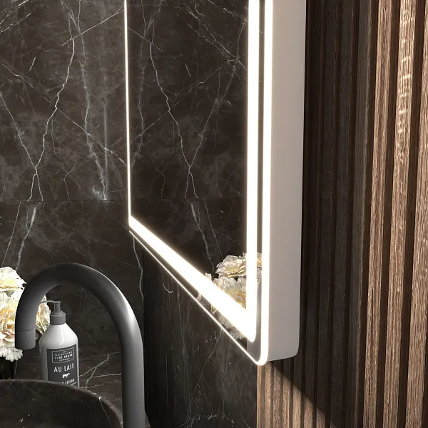 Зеркало Vigo Roberta 100x120 4630297361179 с подсветкой фото 6