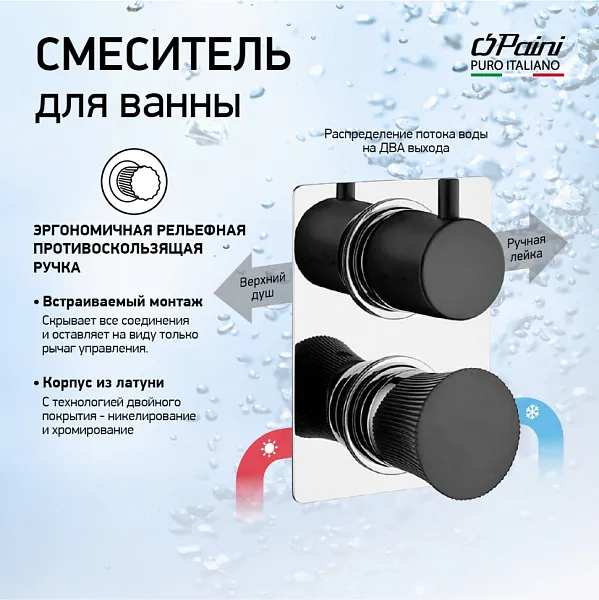 Встраиваемый смеситель PAINI Domus 18CR691PZ фото 1