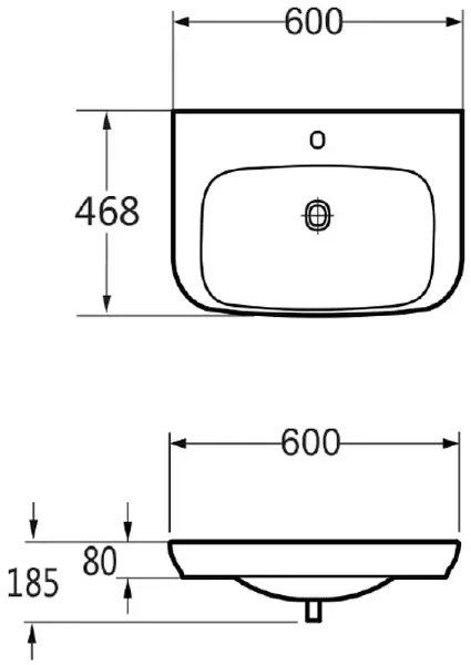 Мебельная раковина BelBagno Alpina 60 ALP-600-CB-LVB фото 3