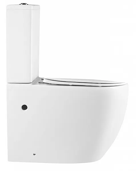 Унитаз-компакт Vincea Evo VT2-34 напольный безободковый с микролифтом фото 2