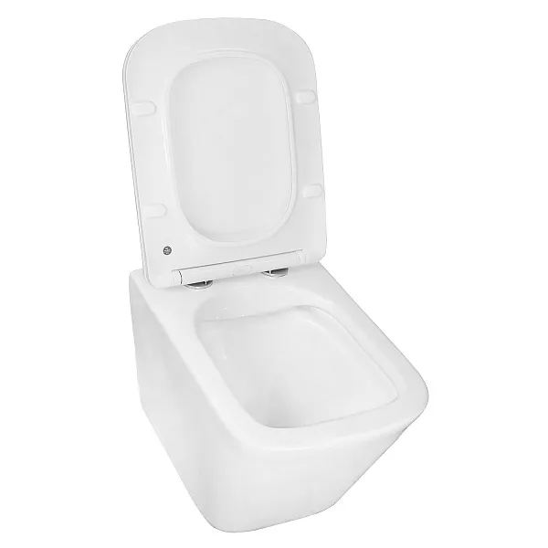 Унитаз Azario Hugo AZ-3103 подвесной безободковый с сиденьем микролифт фото 4