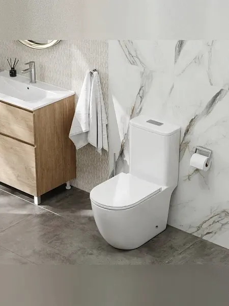 Унитаз-компакт Teymi Milana Vortex W00746 напольный безободковый с микролифтом фото 10