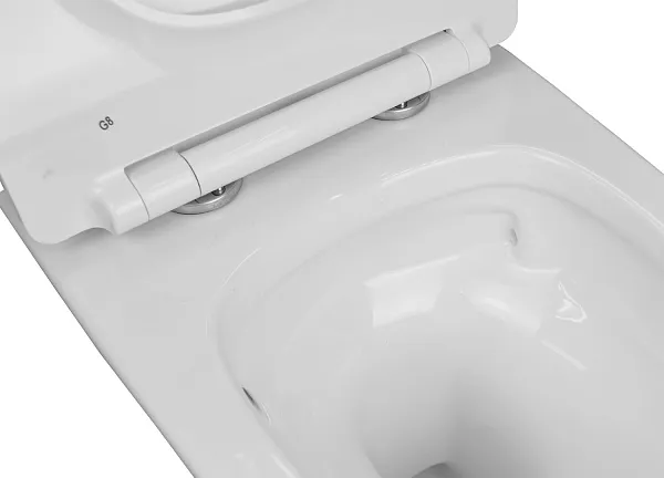 Унитаз Creo Ceramique CR1100NR подвесной безободковый с сиденьем микролифт фото 8