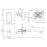Встраиваемый смеситель PAINI Grazia 21CR208 фото 7