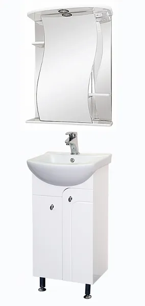 Зеркало-шкаф Misty Лиана 55x72 Э-Лиа02055-01СвЛ с подсветкой фото 1