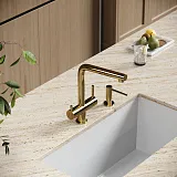 Смеситель для кухонной мойки Sancos Spin SC4015ZG фото 1
