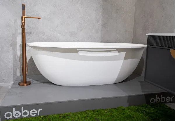 Смеситель для ванны с душем ABBER Rund AF8715MRG фото 3