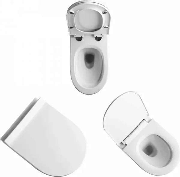 Унитаз подвесной Teymi Rita Pro W00123 подвесной безободковый с микролифтом фото 9