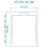 Душевой поддон RGW STL 52212912-15 фото 3
