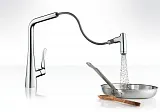 Смеситель Hansgrohe Metris M71 14820000 для кухонной мойки фото 3