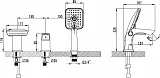 Смеситель Lemark Unit LM4545C на борт ванны фото 2