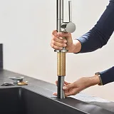 Смеситель Hansgrohe Talis M54 72801800 для кухонной мойки фото 5
