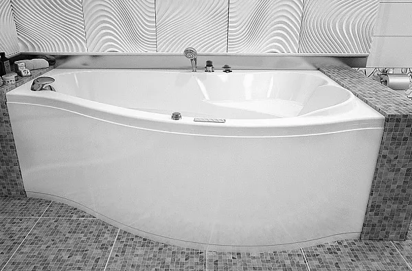 Боковой экран для ванны Aquanet Palma 90 см 177496 правый фото 2