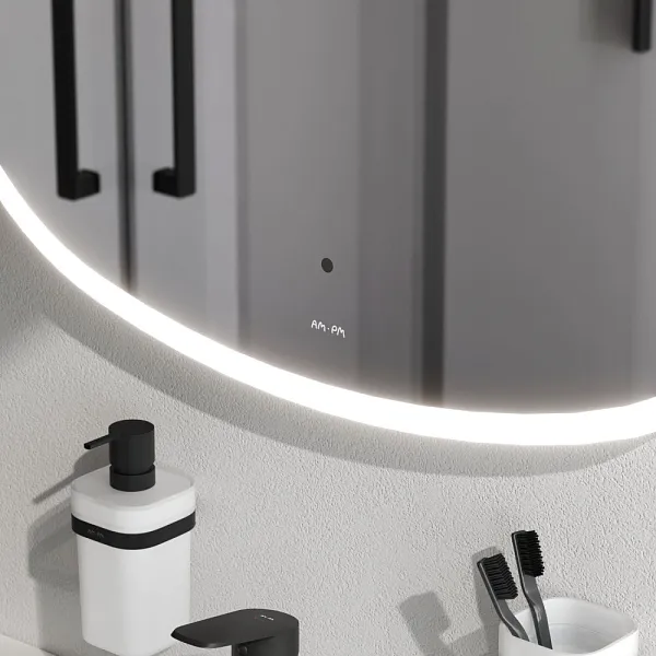 Зеркало AM.PM Func 80x80 M8FMOX0801WGS с подсветкой фото 5