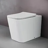 Напольный приставной унитаз Cubic Rimless CN1809 фото 3