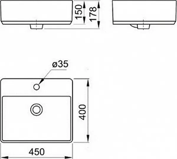 Мебельная раковина Акватон Geometry 45 WQ8A37000000004 фото 5