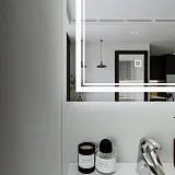 Зеркало Бриклаер Эстель-2 60х80 4627125414299 с подсветкой фото 7