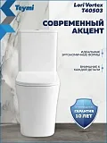Унитаз-компакт Teymi Amelia Vortex W01832 напольный безободковый с микролифтом фото 3