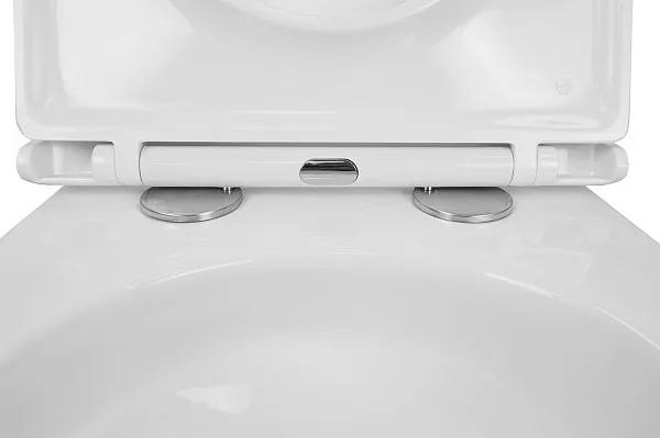 Унитаз Azario Teramo AZ-0053-UQ3 подвесной безободковый с сиденьем микролифт фото 5