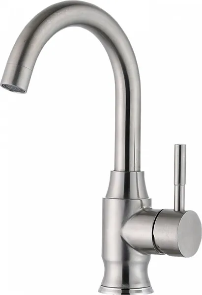 Смеситель Steel Hammer SH 6166 INOX для кухонной мойки фото 1