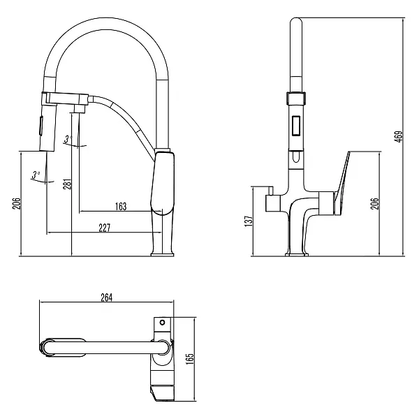 Смеситель Lemark Comfort LM3074C для кухонной мойки фото 2