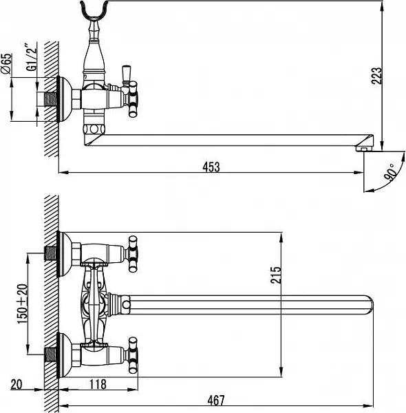 Смеситель Iddis Rise RISSBL2i10 универсальный фото 9