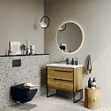 Зеркало Aqwella Moon 80x80 MOON0208 с подсветкой фото 2