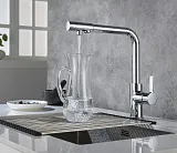 Смеситель для кухонной мойки TIMO Hette 1026/00F фото 3