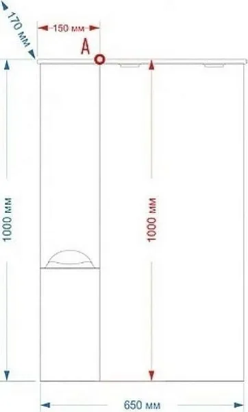 Зеркало-шкаф Misty Жасмин 65х100 П-Жас02065-122СвЛ с подсветкой левое фото 6