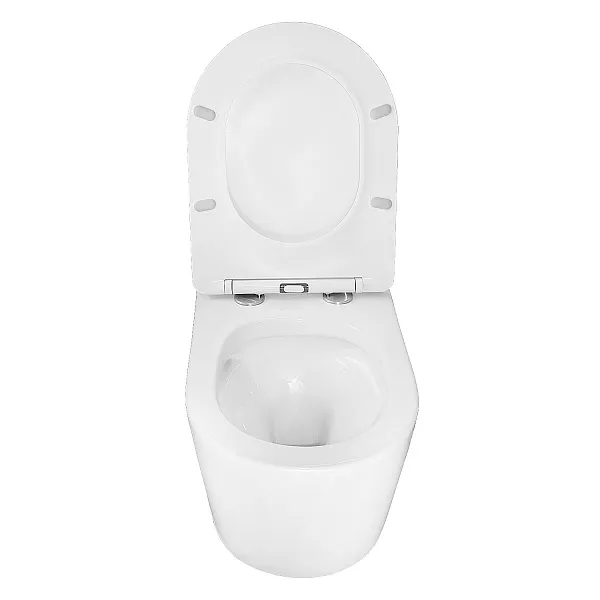 Унитаз Azario Ollin AZ-0513R подвесной безободковый с сиденьем микролифт фото 5