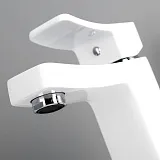 Смеситель WasserKRAFT Aller WHITE 1063W для раковины фото 2