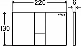 Смывная клавиша для унитазов Viega Visign for Style 24 773267 фото 3