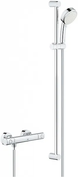 Термостат Grohe Grohtherm 800 Cosmopolitan 34769000 для душа с душевым гарнитуром фото 1
