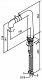 Смеситель Damixa A-Pex 730006600 для кухонной мойки фото 5