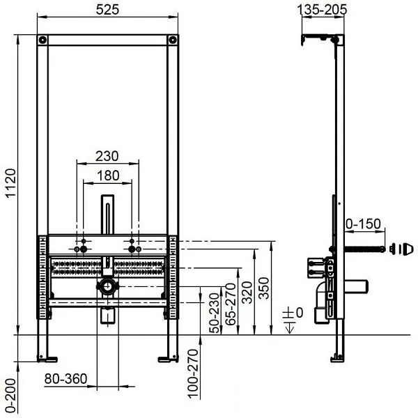 Инсталляция для биде Villeroy&Boch Viconnect 9221 48 00 фото 2