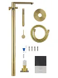 Смеситель для ванны с душем Wonzon & Woghand STICK WW-88649901-BG фото 7
