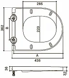Крышка-сиденье Lavinia Boho 33290420 с микролифтом фото 4