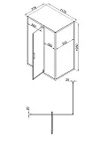 Душевой уголок OLIVE'S DUERO DR-128CR-SW-GB фото 3