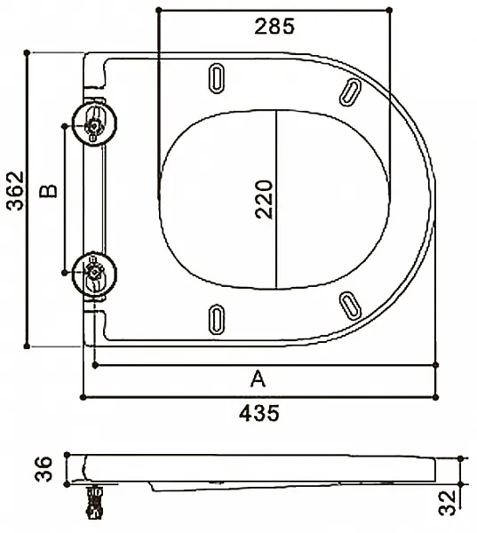 Крышка-сиденье Lavinia Boho 33290420 с микролифтом фото 4