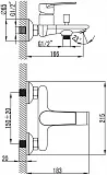 Смеситель Iddis Edifice EDISB00i02WA для ванны с душем фото 7