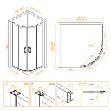 Душевой уголок RGW Classic 32095400-14 фото 2