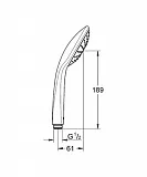 Душевая лейка Grohe Euphoria 27265000 фото 2