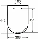 Крышка-сиденье Roca Inspira 80152265B с микролифтом фото 2