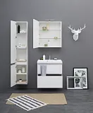 Шкаф-пенал Aquanet Гласс 35x180 249946 левый фото 7