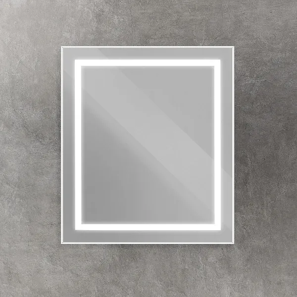 Зеркало BelBagno Kraft 70x80 SPC-KRAFT-700-800-SENS-AL с подсветкой фото 2