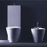 Крышка-сиденье Duravit Starck 1 0065880099 с микролифтом, петли хром фото 3
