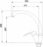 Смеситель Raiber Draygott R9604 для кухонной мойки фото 3