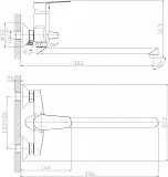 Смеситель Rossinka S S35-33 универсальный фото 2