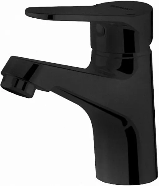 Смеситель Bravat Eco Black F1111147BM для раковины фото 1