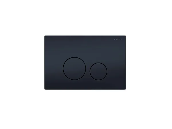 Кнопка смыва Aquatek KDI-0000037 черная матовая фото 1